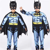 Child Bat Costume with Mask and Cape - Halloween Cosplay Jumpsuit - Coscosmos
